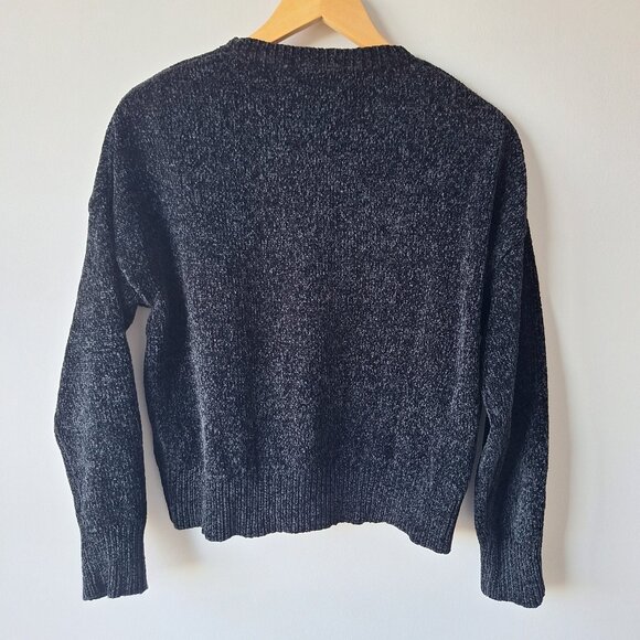 Black Chenille Sweater - Picture 3 of 5